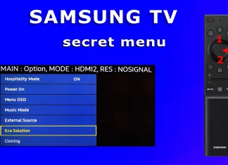 Åtkomst till servicemenyn med Smart-fjärrkontrollen