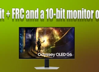 Skillnaden mellan en 8-bit + FRC och en 10-bit skärm eller TV