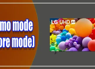 Hur man stänger av demoläge (butiksläge) på LG-TV-apparater